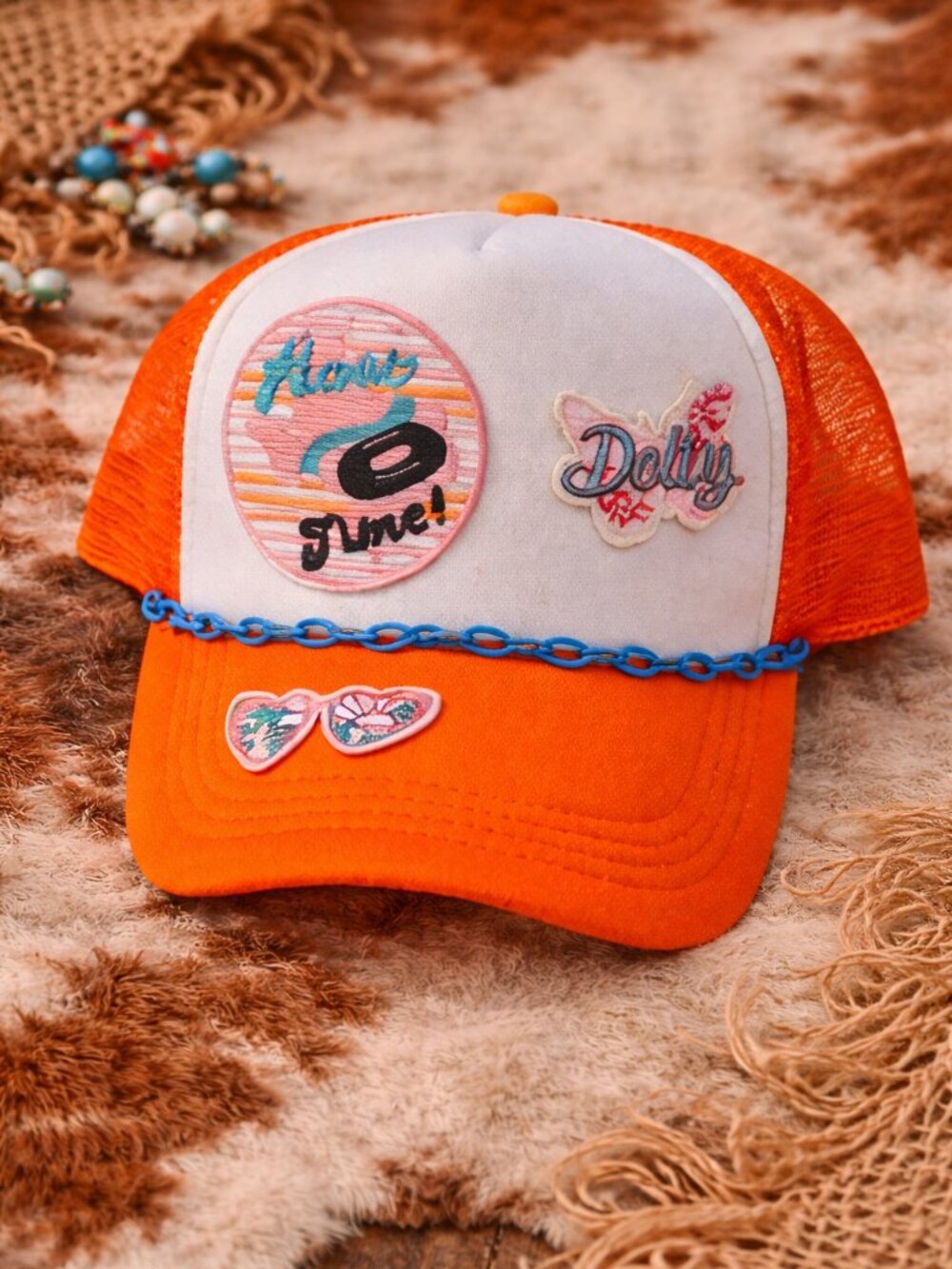 River Girl Trucker Hat  BAM Studio Custom Patch Design for Women | Texas | Dolly - Picture 8 of 8